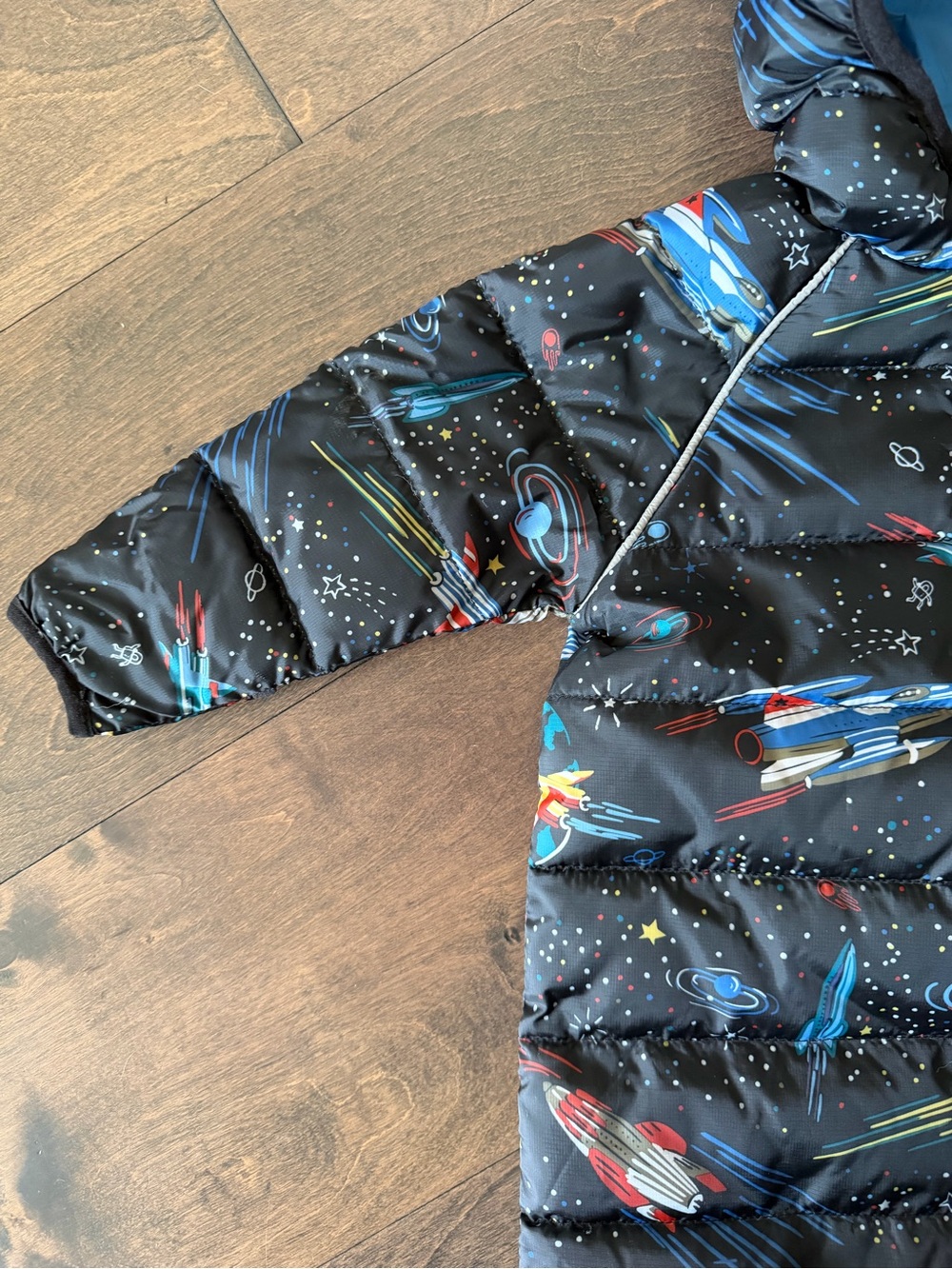 Hanna Andersson Space-Print Snowsuit - Picture 3 of 8